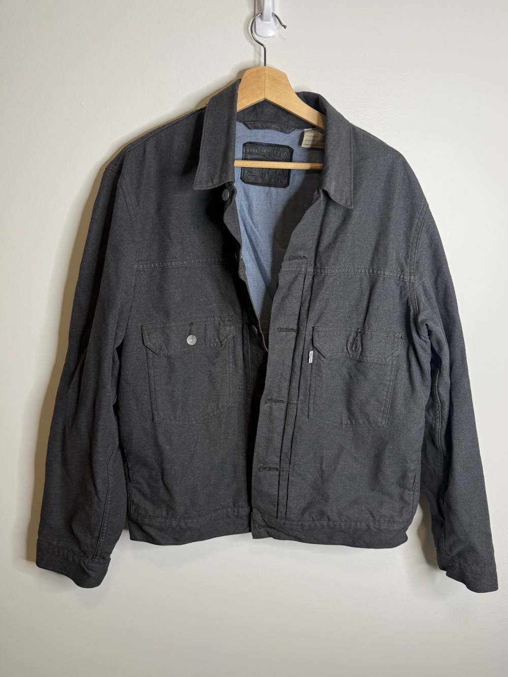 Levi's Charcoal Gray Lightweight Jacket size large